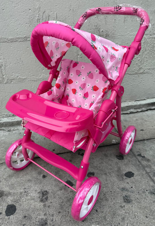 Strawberry Doll Stroller